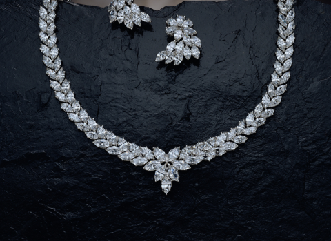 high jewellery diamond necklace