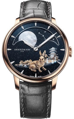 Arnold & Son Perpetual Moon CNY Rabbit 41.5mm Watch 1GLBR.Z06A.C161A