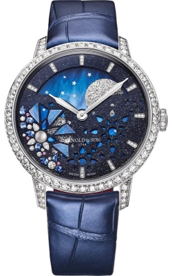 Arnold & Son Perpetual Moon WG Blue dial 38mm Watch 1GLMW.Z01A.C205A