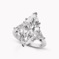 Marquise Cut Diamond Solitaire Ring