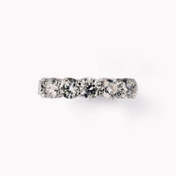 Shared Claw Diamond Eternity Ring