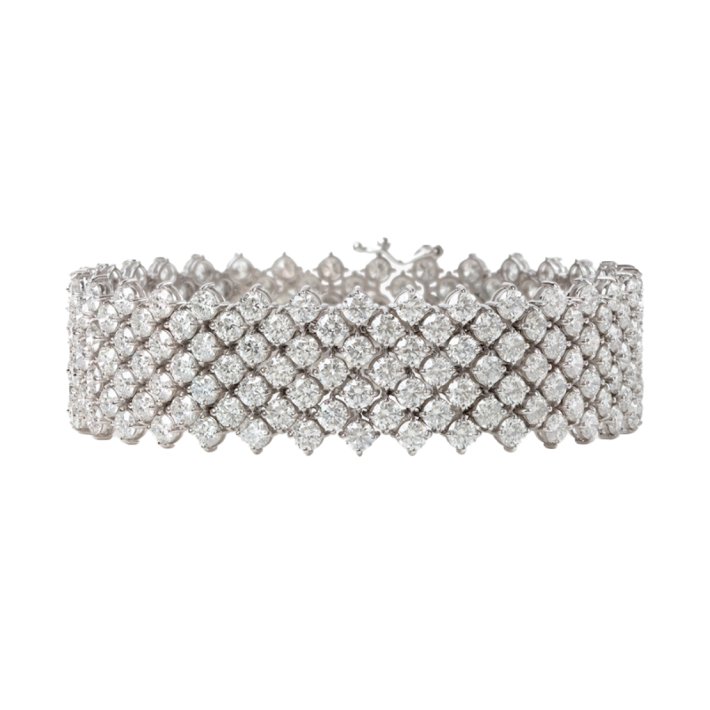 The Field of Diamonds Bracelet